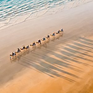 Camel ride at La Somone