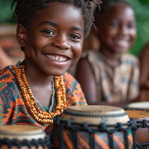 Percussion lessons (djembe sabar) Saly