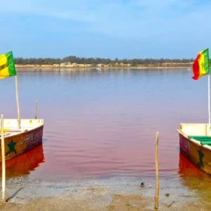 Camel ride at Lac Rose (Copie)