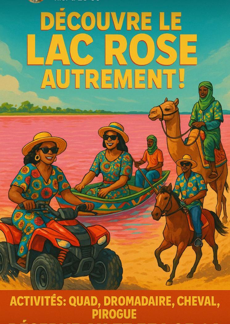 Balade en Quad + Pirogue + Dromadaire ou cheval au choix
